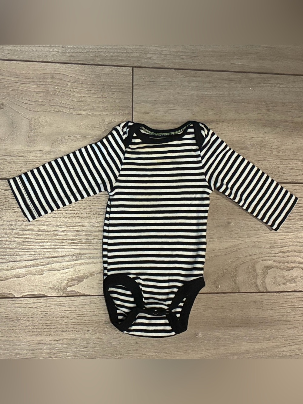 cloud island Halloween Black & White Long-Sleeve Baby Bodysuits - Set of 2 - Picture 5 of 6